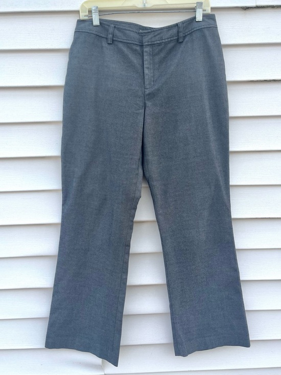 Banana Republic Pants - Banana Republic Martin Fit Cotton Blend Trouser Pants Gray Size 10